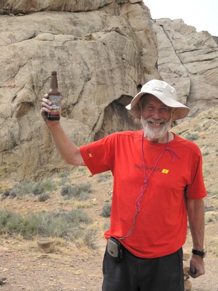 Berghaus Rules.Behind Chris the climb Knights Errant.