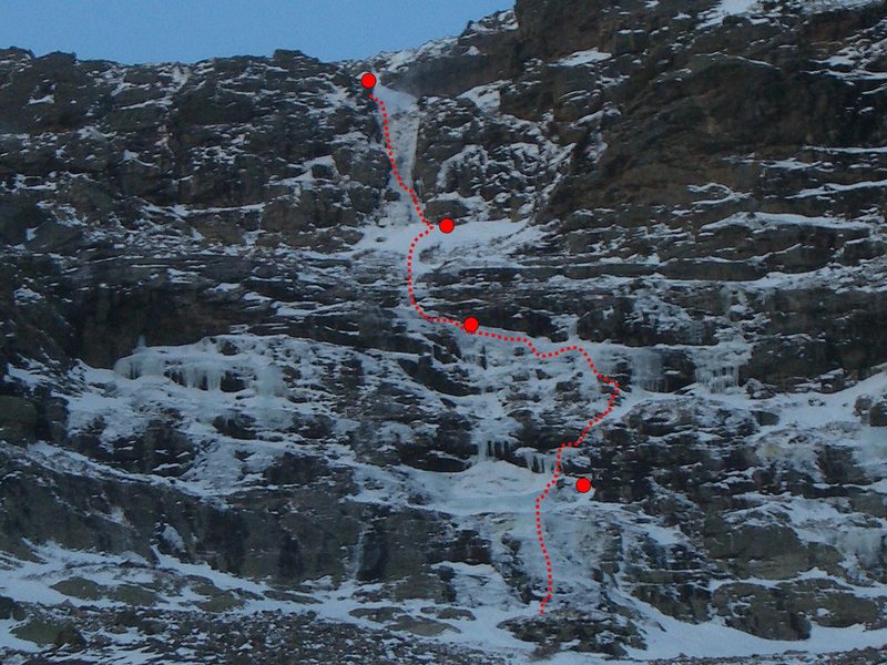 As of 11/21 - thin ice in places, but rock gear protects well. <br>
http://zclipped.com/?p=107