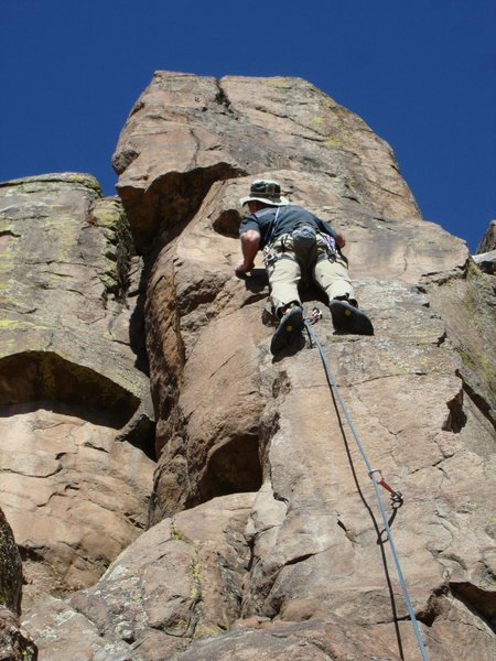Tom leading Spike.