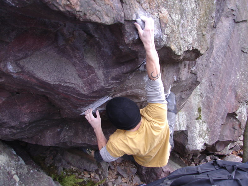 Dobbe during his send.