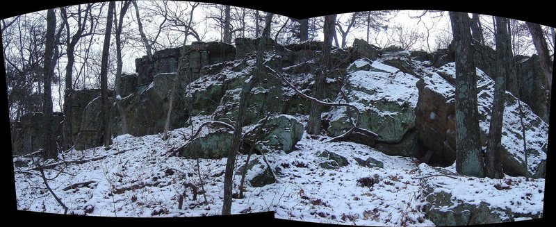 East side of Backbone Ridge.