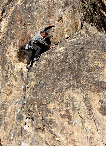 Phil on "Step Across".<br>
Photo by Blitzo.