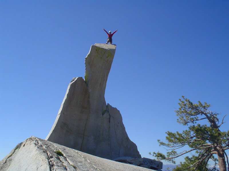 Enjoying the summit of the Charlatan