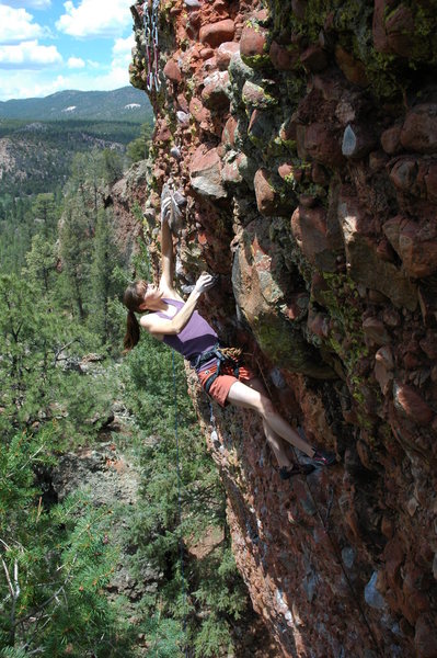 Page nearing the top of Crack Attack