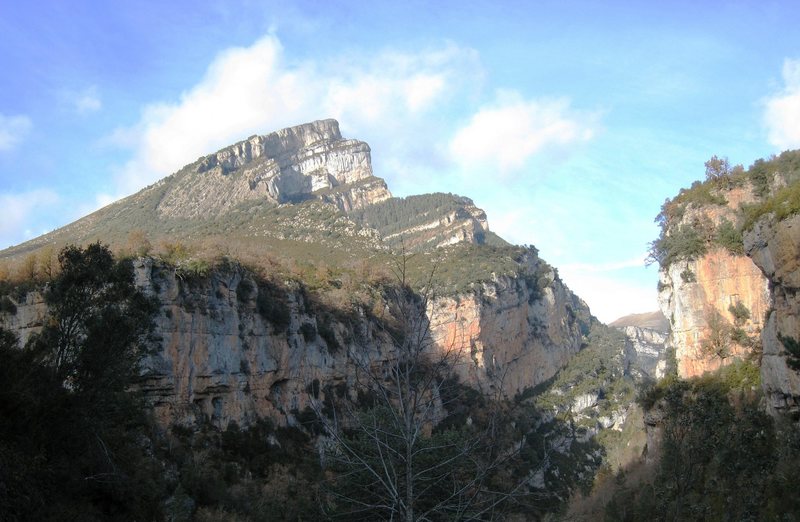 Some of the cliffs of Ordesa & Mt Perdido National Park in northern Aragon.