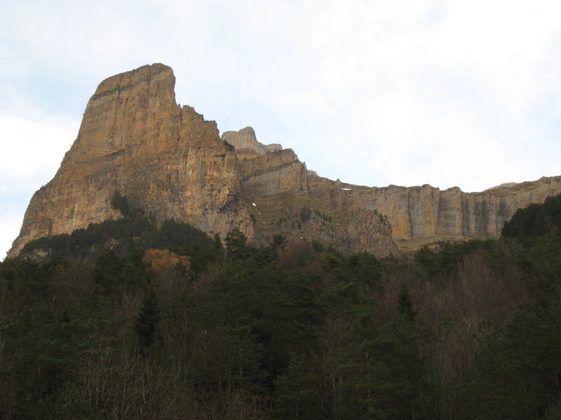 Cliffs near Torla, in Odesa & Mt Perdido National Park.