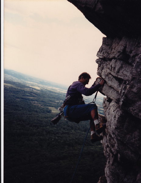 Greg Padley (anyone know him? lost touch...)<br>
on the last pitch in the 80's. Sure seemed worth it when we did it. Probably easier to rap right before this though...
