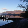 Looking north down Derwent Water towards the town of Keswick. photo Ron Kenyon