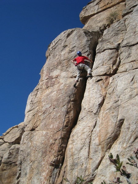Ryan headed across the face to the chains.