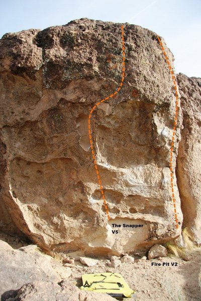 Snapper Boulder Main Topo