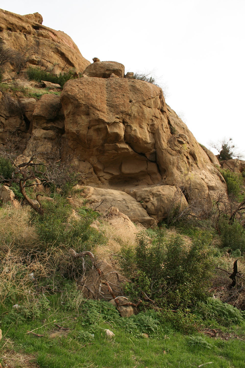 This rock is home to Stoney Point's newest route/top rope/boulder