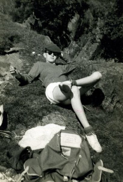 Cumbria's top sausage maker ,who found fame and fortune in the United States.Here seen relaxing in the Langstrath Valley.