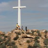 The Cross at the top of Mount Rubidoux on a beautiful January morning. 1-17-10