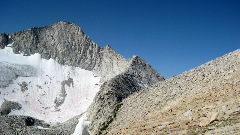 North Ridge, as seen from North Peak col