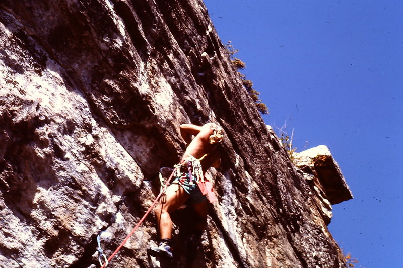 Coach Niland on Persistent at an area I cannot say 5.11 RIGHT !