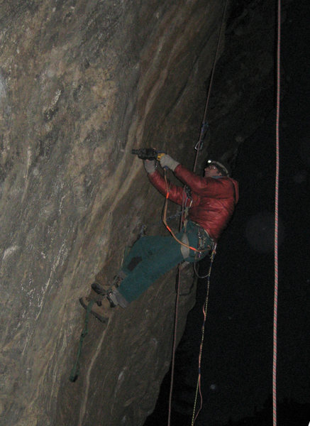 Me stealth drillin' on "Crying Flyboys", Primo Wall. Jan. '10.