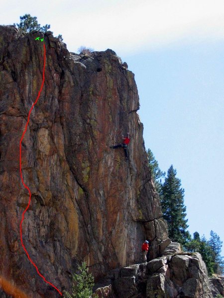 Another view of the route.<br>
<br>
Peavey photo.