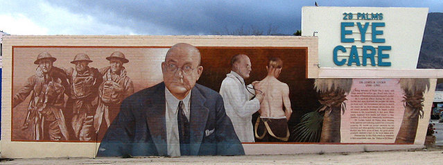Dr. Luckie mural.<br>
Photo by Blitzo.
