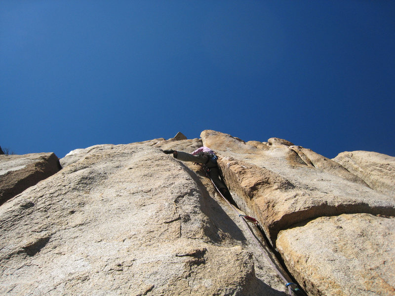 Exiting the offwidth section.