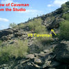 View of Caveman from The Studio