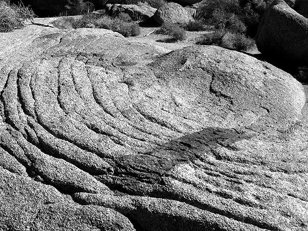 Weird Swirls in the rock.<br>
Photo by Blitzo.