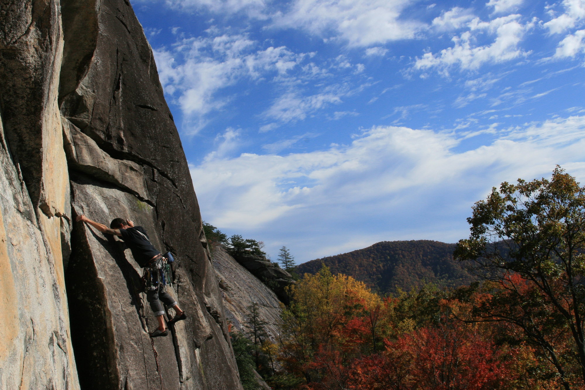 perfect fall climbing day