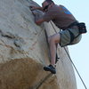 Nathan on the Haney Wall and Overhang. 2-28-10