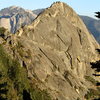 the west face of Moro Rock. <br>
Sequoia NP CA.