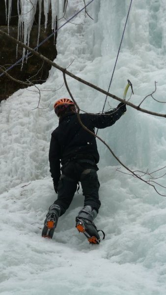 1st time ice climbing at G Dodge!