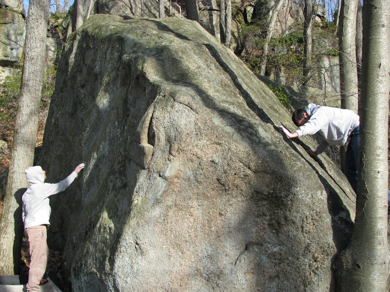 Climb Go for the jug, CT Bouldering