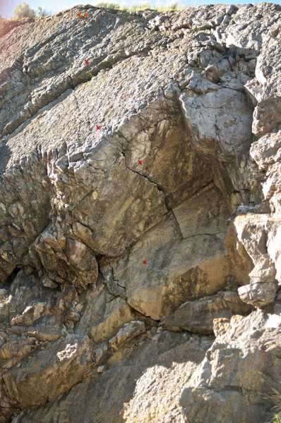 Just another angle of the Roof Route @ the Quarry.