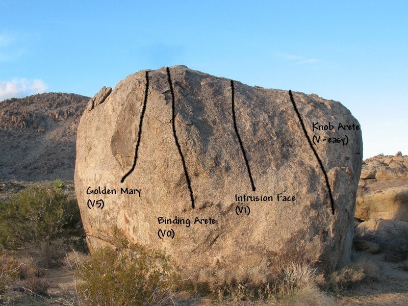 Photo/topo for The Iceberg (S Face), Joshua Tree NP