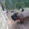 hanging out with friends on flagstaff mnt on the monkey travers