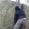 Me having a good time on the short problems of Mt. Major.<br>
<br>
On the orange trail.
