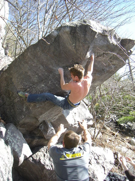 Nic getting in a quick send.