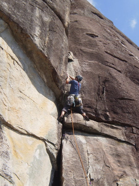 Starting the crux