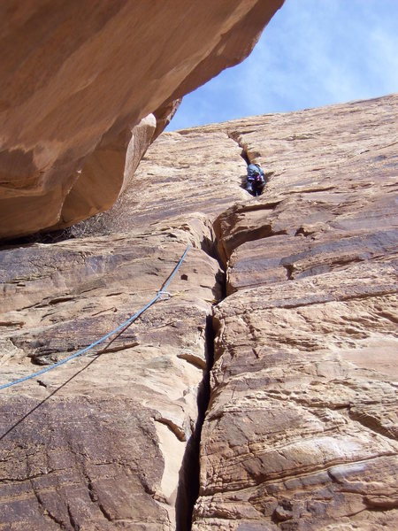 what is the name of this route? its up and left from the bolder in pine canyon.