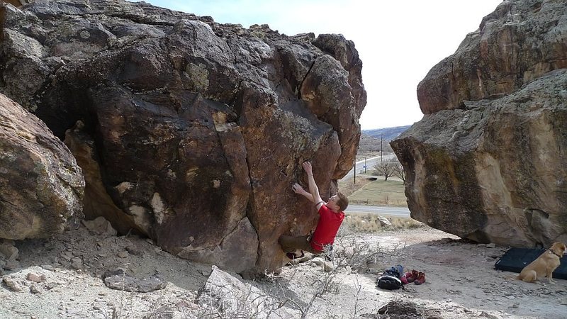 Razor Rock V1 at Riggs Hill Grand Junction, Colorado