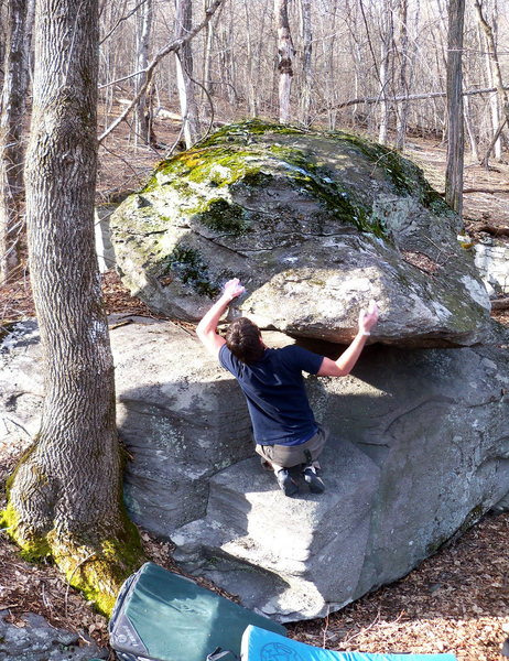 Steve Lovelace on "Balanced Block Mantle Left" (V-1). Balance Block. LB. GHSP.