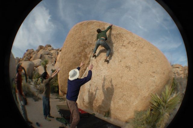 Sticking the hard throw