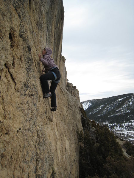 Among the best 5.10s at Sinks. Super technical reaches between great holds.