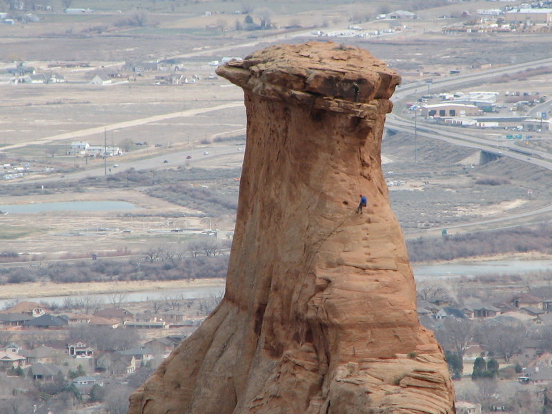 Rapping off Otto's Route.