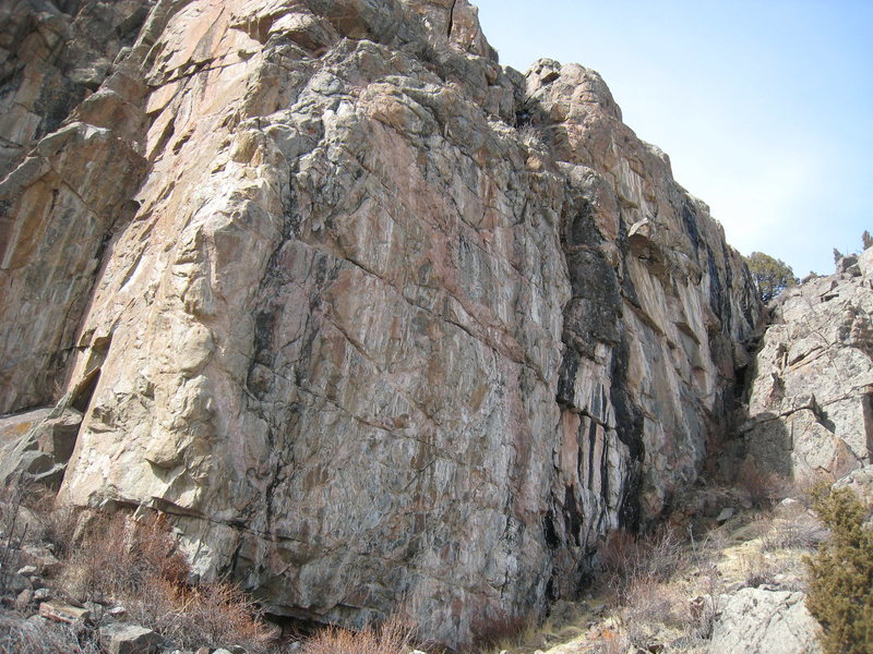 Rock Climbing in The Sanctuary, Sinks Canyon