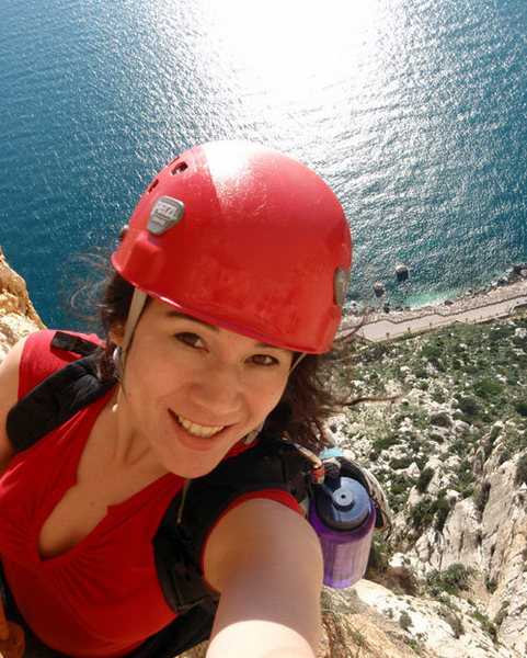 6 sweet pitches on "Via Costa Blanca" route. 5.11 on the Penon de Ifach