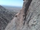 sitting at the top of flake n bake after an early easter morning freesolo. .