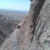 sitting at the top of flake n bake after an early easter morning freesolo. .