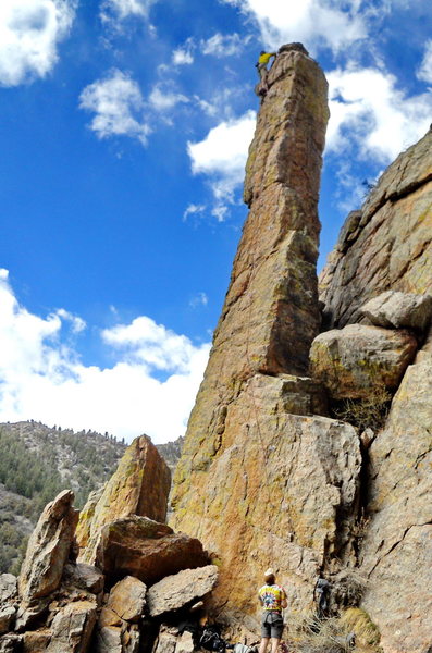 Nearing the top of The Scepter.
