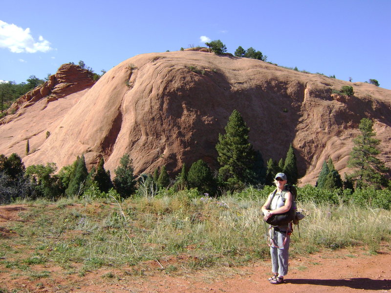 Rock Climbing in Wiggins' Wall, Colorado Springs