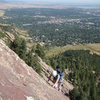 The first flatiron, Boulder CO
