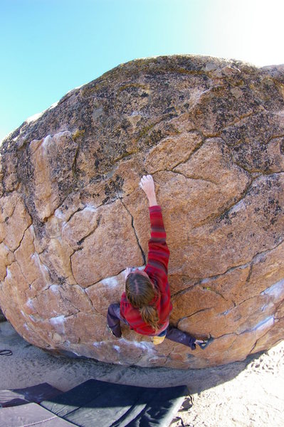 Rob Wulff crimps his way to the top of Kredulf